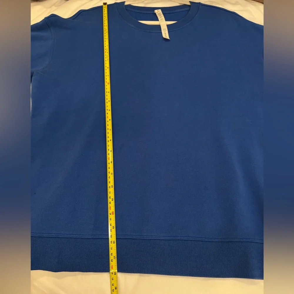 Lululemon “Perfectly Oversized Crew” Wild Bluebell Size 6 - Picture 12 of 13